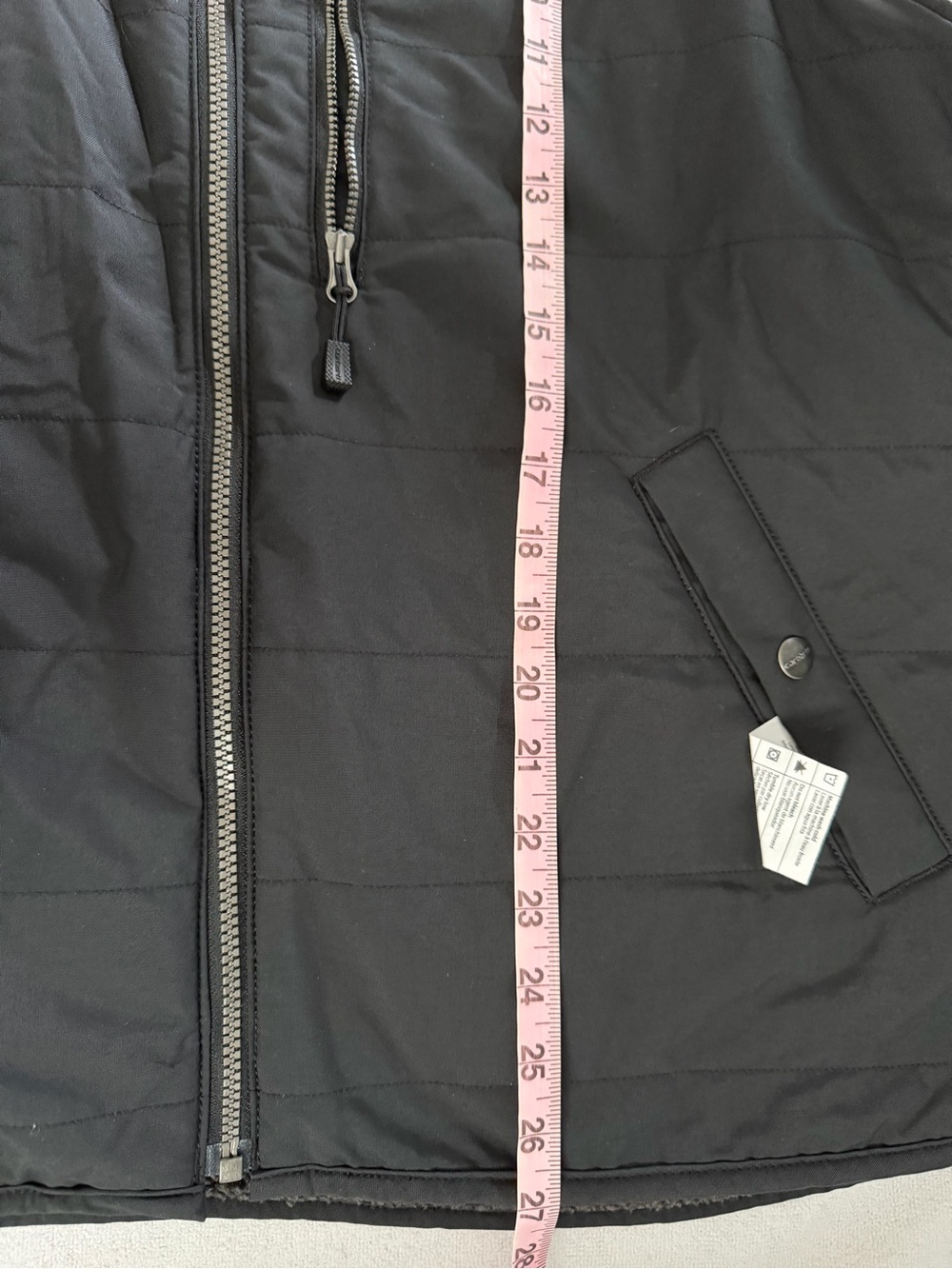 Women’s Carhartt Black Quilted Fleece-Lined Vest - Picture 11 of 13